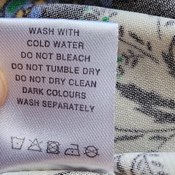 Simply Aster Boho Floral Print Short Sleeve Tunic Dress Women’s XL Multicolor - Picture 4 of 10